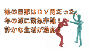 【離婚問題】娘の旦那はまさかのＤＶ男だった。【シニア】