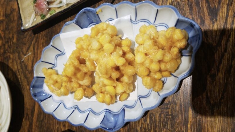 とうもろこし唐揚げ