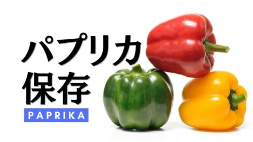 パプリカの保存方法を徹底解説！冷蔵・冷凍保存のコツもご紹介